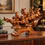 Anupam Premium Seven Running Horses Decorative Showpiece with Premium Wood-Finish Look | Home & Office Décor