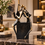 Anupam Premium Abstract Couple Reading Book Showpiece | Black & Gold Modern Home and Office Décor Figurine