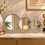 Anupam Premium Round Mirror Tray Set of 3 with Silver Handles | Luxury Decorative Serving Trays Best Gift Items