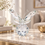 Anupam Premium Crystal Butterfly Showpiece | Elegant Home Decor Table Accent Best Gift Items - Pack of 1
