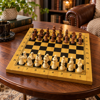 Anupam Premium Wooden Chess Set with Classic Chess Board & Complete Pieces | Strategy Board Game for Adults, Kids, Family & Gifting