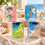 Anupam Ocean Theme Decorative Fridge Magnet Combo Pack of 4 | Seashell Starfish 3D Refrigerator Magnets for Kitchen, Home Decor, Office & Gifting