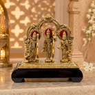 Premium Golden Lord Rama Darbar Idol Set | Ram, Lakshman & Sita Decorative Murti for Home Mandir