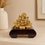Premium Golden Lord Ganesha Idol on Lotus | Decorative Ganpati Murti for Home, Mandir & Gifting
