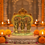 Premium Ram Darbar Idol with Hanuman & Decorative Arch | Antique Gold Finish Spiritual Home Décor