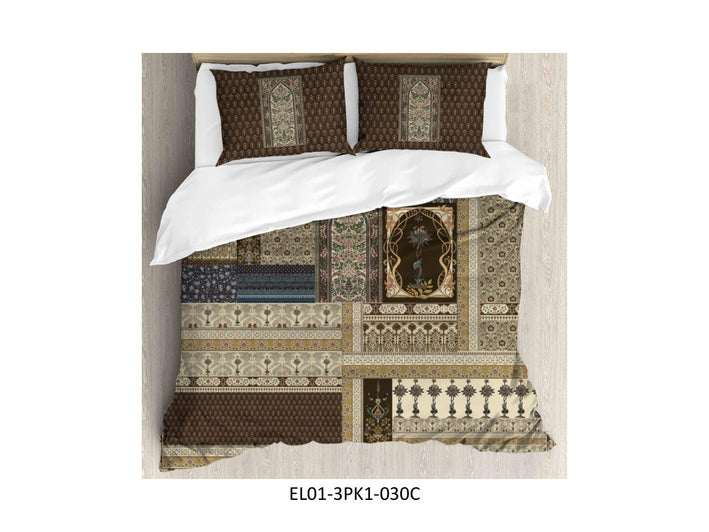DIGITAL
ELEGANCE 210 TC 100%
COTTON KING SIZE DOUBLE BEDSHEET
SET