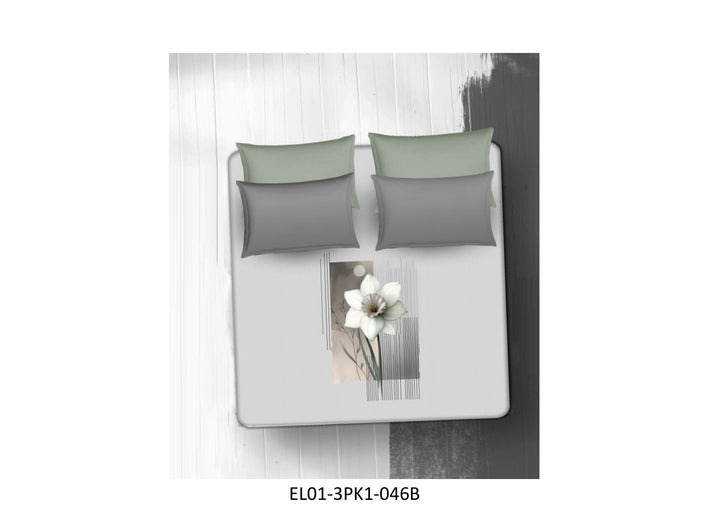 DIGITAL
ELEGANCE 210 TC 100%
COTTON KING SIZE DOUBLE BEDSHEET
SET