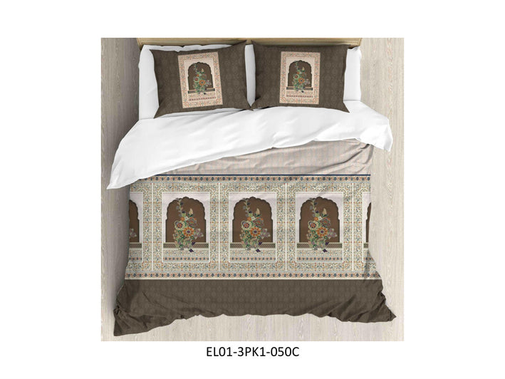 DIGITAL
ELEGANCE 210 TC 100%
COTTON KING SIZE DOUBLE BEDSHEET
SET