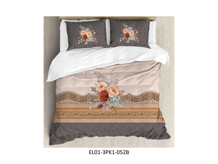 DIGITAL
ELEGANCE 210 TC 100%
COTTON KING SIZE DOUBLE BEDSHEET
SET