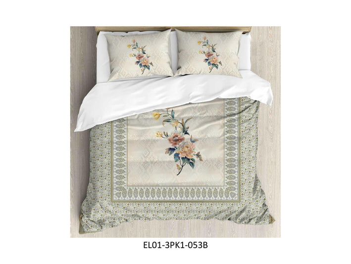 DIGITAL
ELEGANCE 210 TC 100%
COTTON KING SIZE DOUBLE BEDSHEET
SET