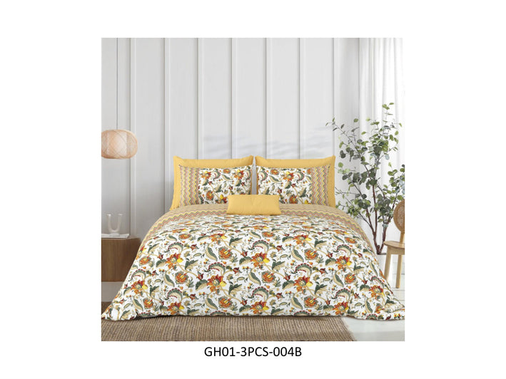 GHARANA 120 TC
COTTON DOUBLE BEDSHEET SET