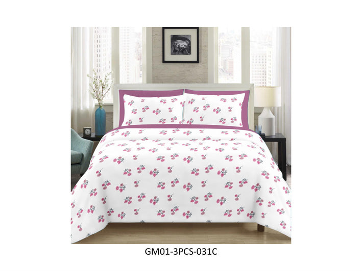 GULMOHAR 120 TC 100%
COTTON DOUBLE BEDSHEET SET