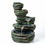 Premium Large Multi-Tier Rocky Cascade Water Fountain – Green & Stone Finish Decorative Fountain
