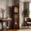 Anupam Premium Wooden Grandfather Pendulum Floor Clock with Chime – Classic Antique Home Decor