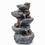 Rustic Stone Cascade Water Fountain – Multi-Level Tabletop & Home Décor Fountain