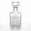 Premium Crystal Glass Whiskey Decanter - Classic Diamond Cut Liquor Bottle with Stopper