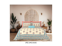 JAIPURI 120 TC
COTTON JAIPURI DOUBLE BEDSHEET