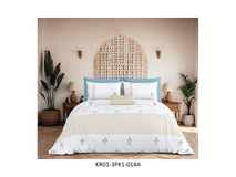 KARIGARI 210 TC 100% COTTON KING SIZE DOUBLE BEDSHEET SET HAND BLOCK