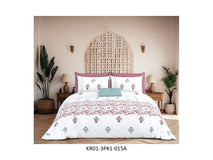 KARIGARI 210 TC 100% COTTON KING SIZE DOUBLE BEDSHEET SET HAND BLOCK