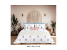 KARIGARI 210 TC 100% COTTON KING SIZE DOUBLE BEDSHEET SET HAND BLOCK