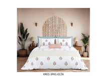 KARIGARI 210 TC 100% COTTON KING SIZE DOUBLE BEDSHEET SET HAND BLOCK