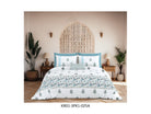 KARIGARI 210 TC 100% COTTON KING SIZE DOUBLE BEDSHEET SET HAND BLOCK
