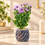 Premium Artificial Eye-Catching Flower Pot Home Decor, Decorative Home Item / Tabletop Statue / Luxury Flower Showpiece for Living Room, Office & Gifting