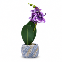 Premium Artificial Good Looks Flower Pot Home Decor, Decorative Home Item / Tabletop Statue / Luxury Flower Showpiece for Living Room, Office & Gifting