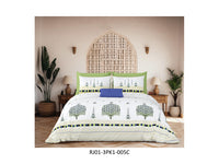 RAJWADA 120 TC 100% COTTON KING SIZE DOUBLE BEDSHEET SET