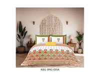 RAJWADA 120 TC 100% COTTON KING SIZE DOUBLE BEDSHEET SET