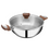 Flat Bottom Kadai with Glass Lid 24 cm