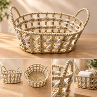 Woven Storage Basket with Handles - image 2