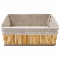 Large Rectangular Lined Storage Basket - image 4