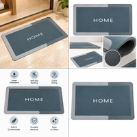 Blue HOME Printed Floor Mat - image 4