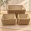 Beige Woven Storage Basket Set - image 1