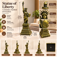 Anupam Statue of Liberty metal showpiece — image 3