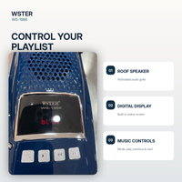 Anupam WSTER WS-1968 10W classic car Bluetooth speaker Navy Blue product photo 9 of 14