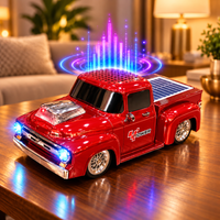 Red pickup truck speaker lifestyle view