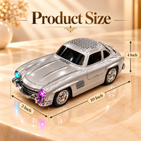 Anupam 10W Silver Bluetooth car speaker - Dimensions 10 x 3 x 4 inches
