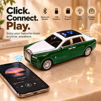 Bluetooth USB TF card LED functions car speaker