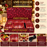 Anupam Amsterdam glass bowl set lifestyle presentation