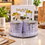 Anupam premium rotating snack jar set front view