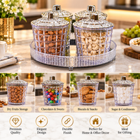 Anupam rotating dry fruit jar set lifestyle view