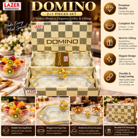 Anupam Domino 2 plus 1 glass serving set features and gifting image
