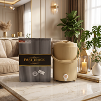 Anupam Fast Track 22 litre beige insulated water cooler in premium home setting