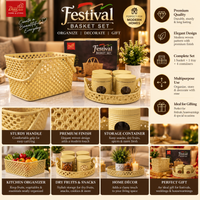 Anupam Festival basket set features and multipurpose storage view