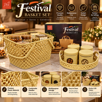 Anupam Festival basket set premium gifting and storage lifestyle view