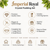 Anupam Imperial Royal Crystal Pudding Set lifestyle view