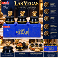 Anupam Las Vegas 3 piece dry fruit container set features