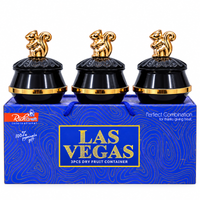 Anupam Las Vegas 3 piece dry fruit container set white background